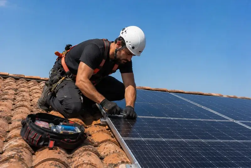 Maintenance et monitoring de panneaux solaires à Cheffes