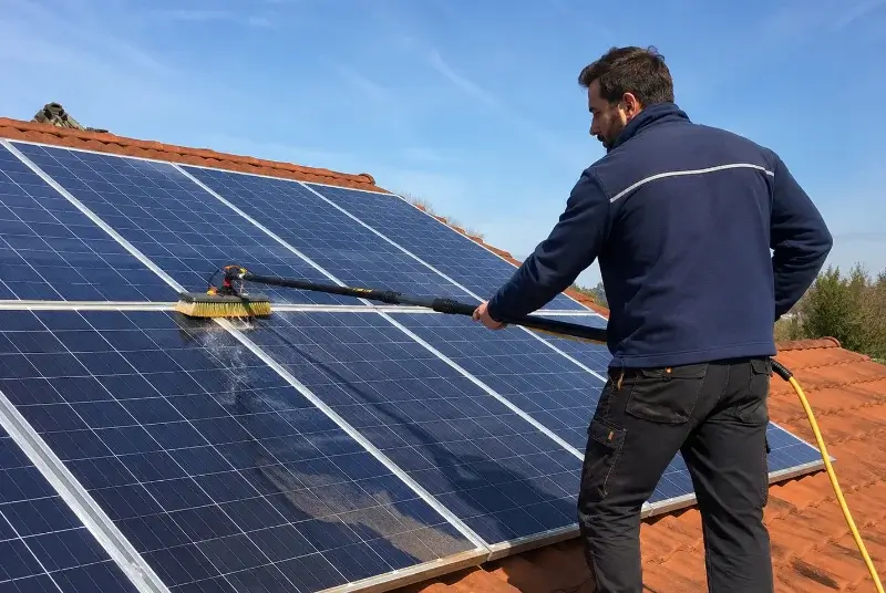 Nettoyage et entretien de panneaux solaires à Cheffes